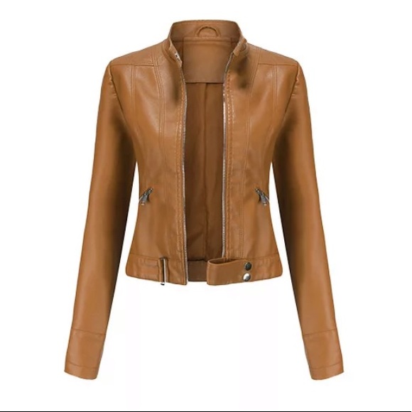 Jackets & Blazers - 🎉New Fall Fashion Motto Biker PU Leather Jacket